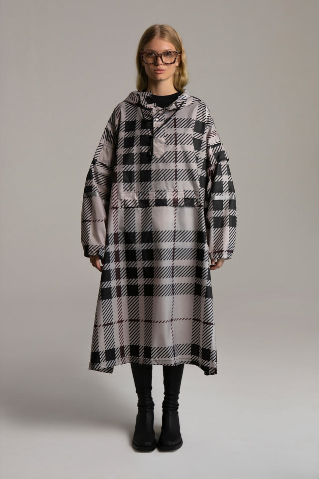 Tartan raincoat